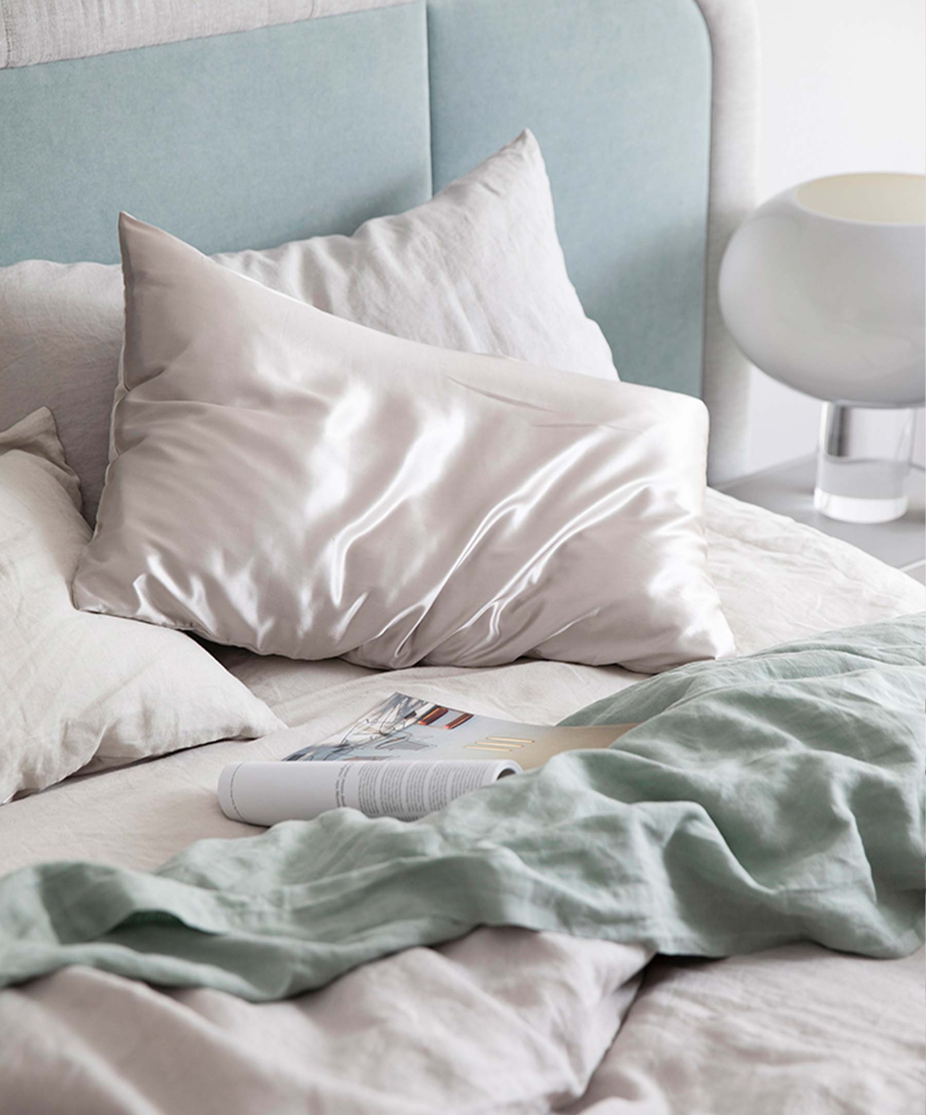 Linen Sheet Set with Pillowcases - Sage