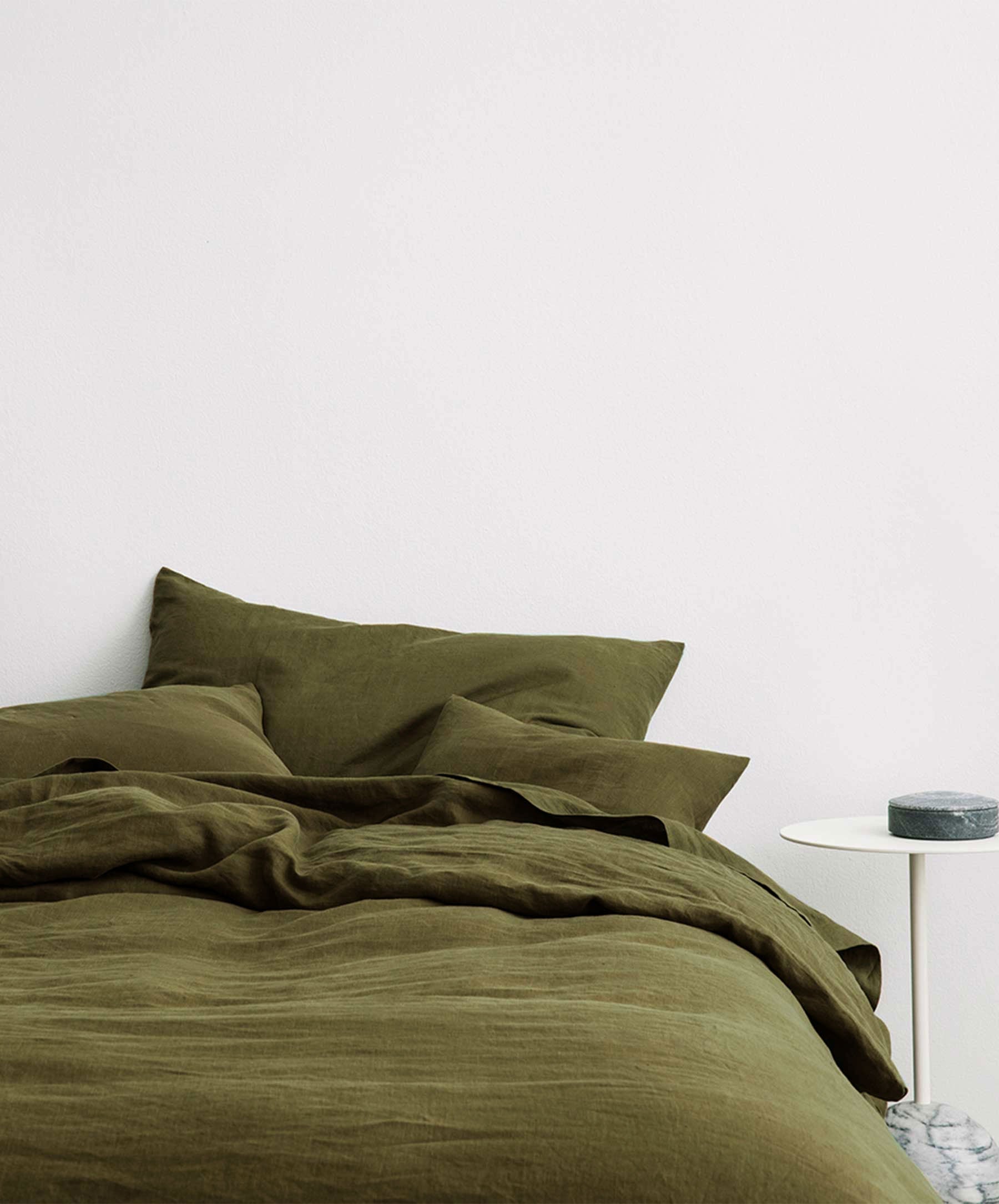 Linen Sheet Set with Pillowcases - Forest