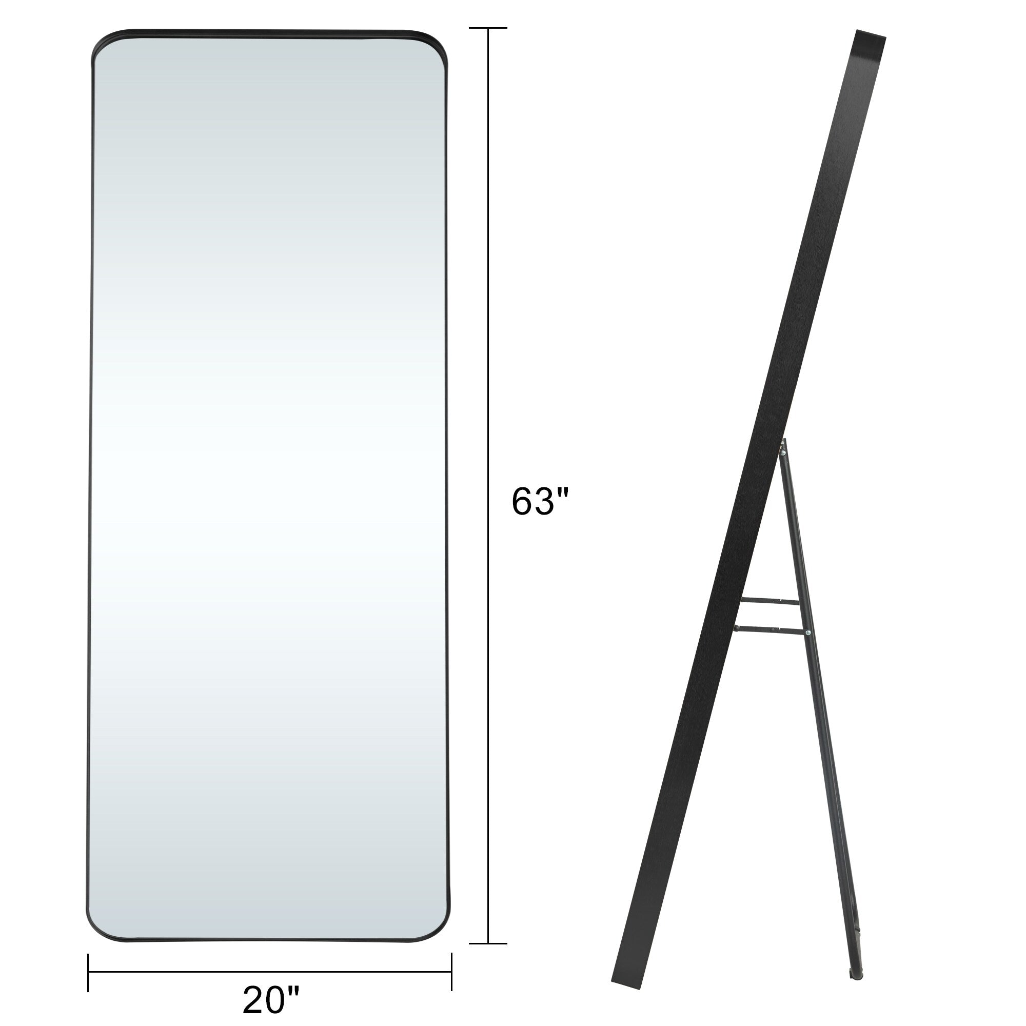 Full Length Mirror Large Wall Mounted Mirror Full Body Mirror