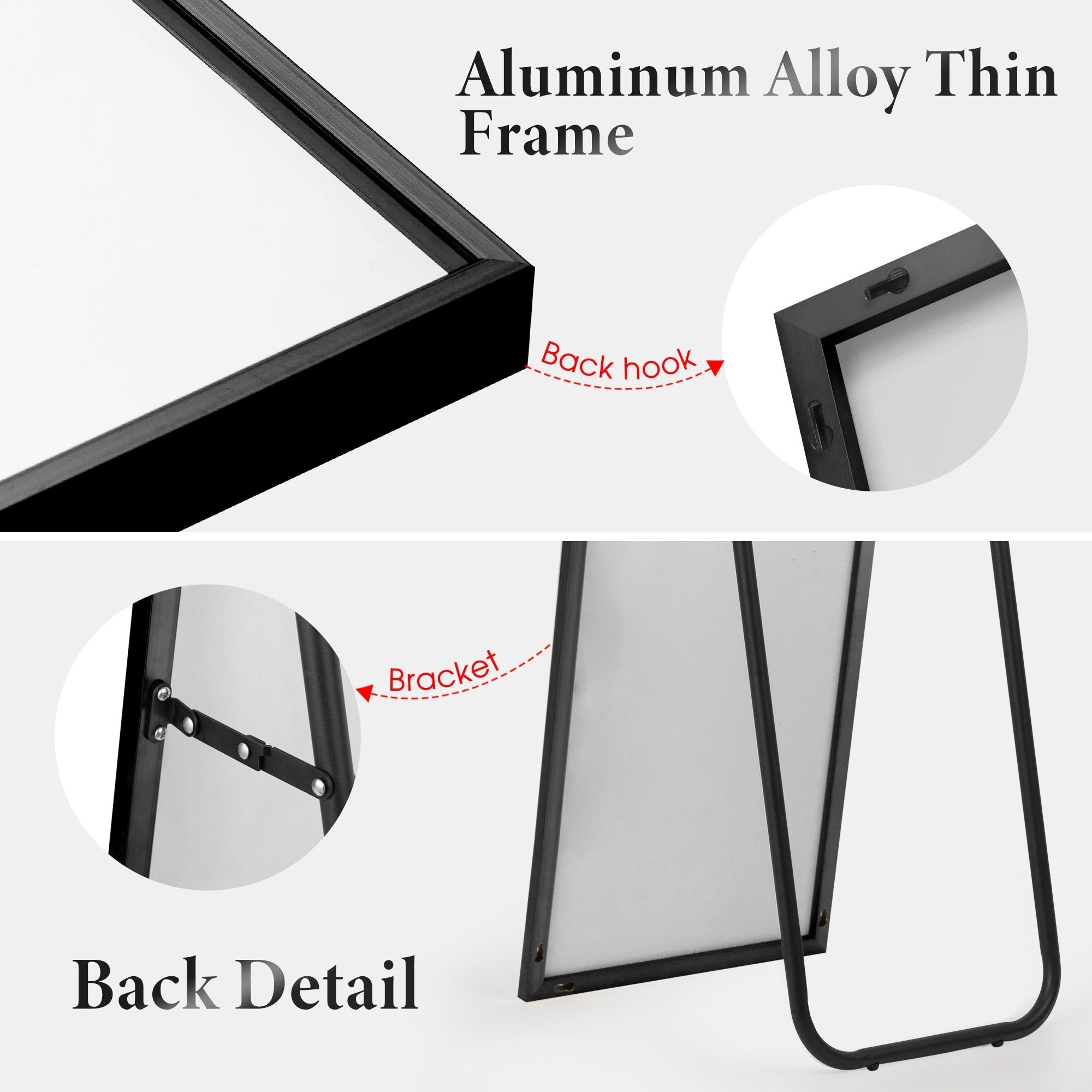 Full Length Mirror Large Wall Mounted Mirror Full Body Mirror