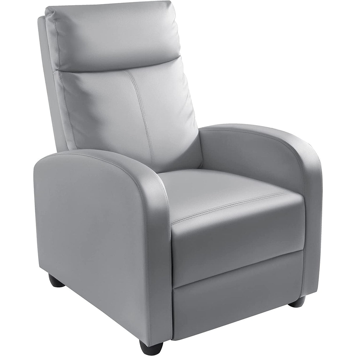 Furniwell PU Leather Sofa Recliner with Padded Seat and Backrest.