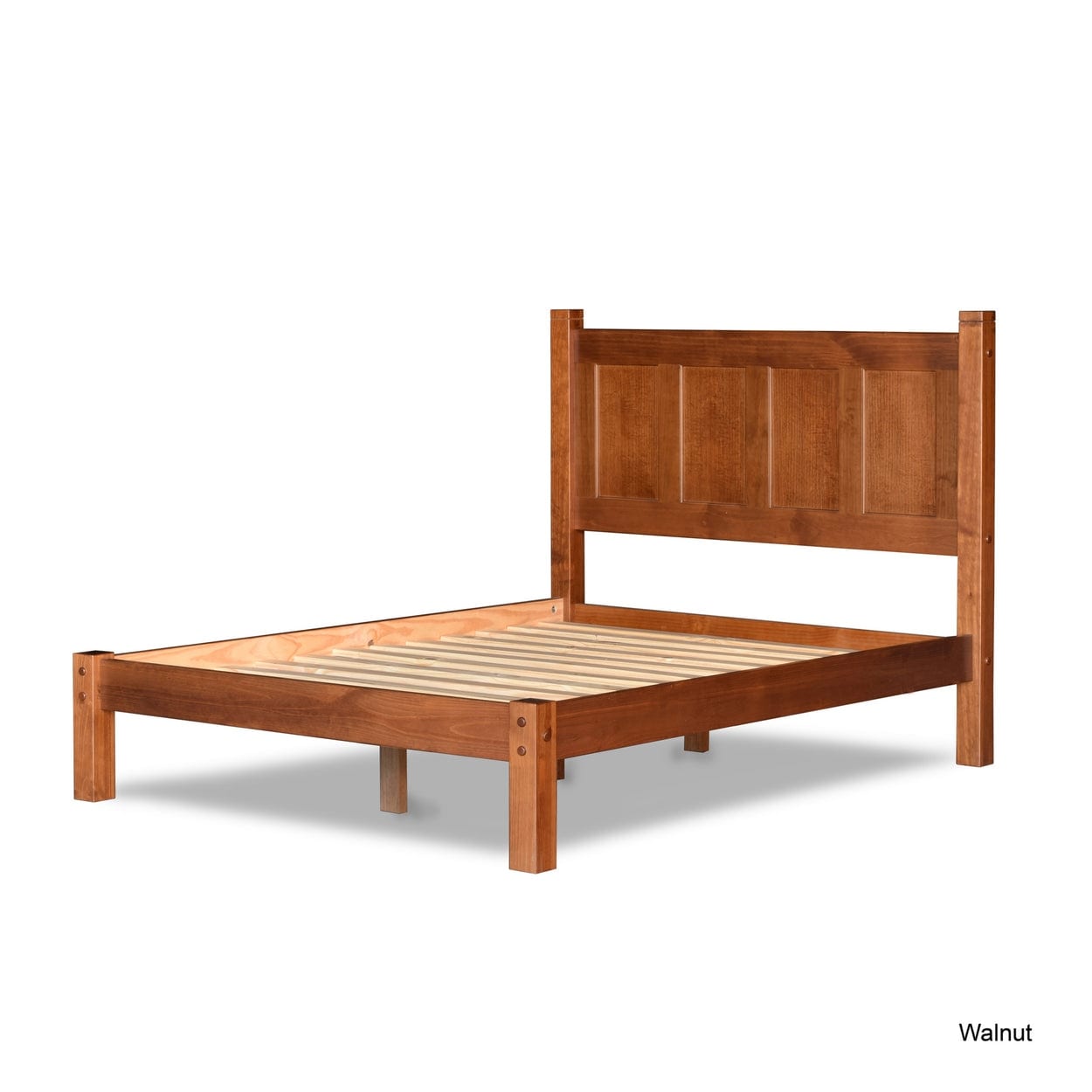 Grain Wood Furniture Shaker Solid Wood Panel Platform Bed