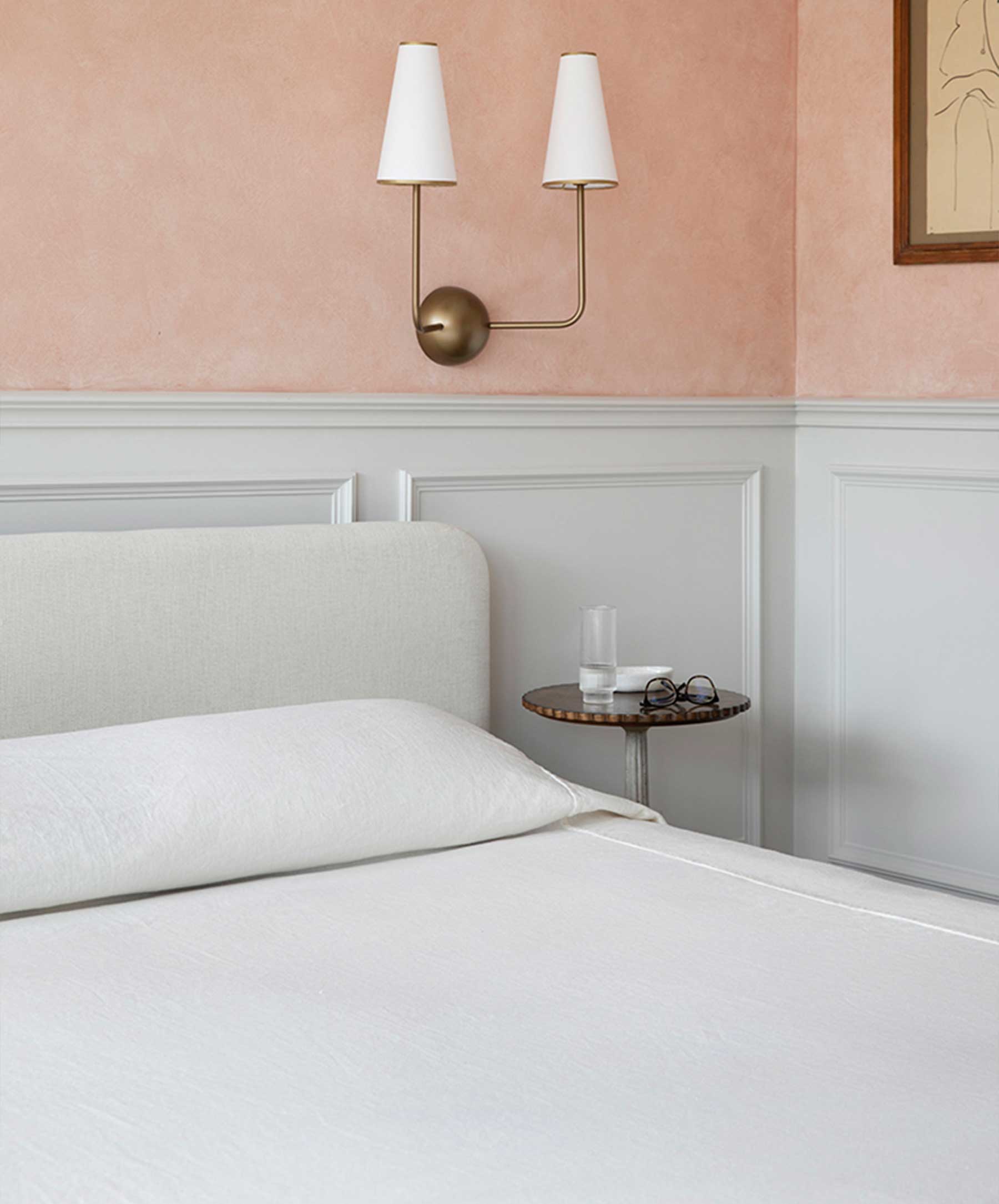 Heavyweight Linen Bedcover - Ivory