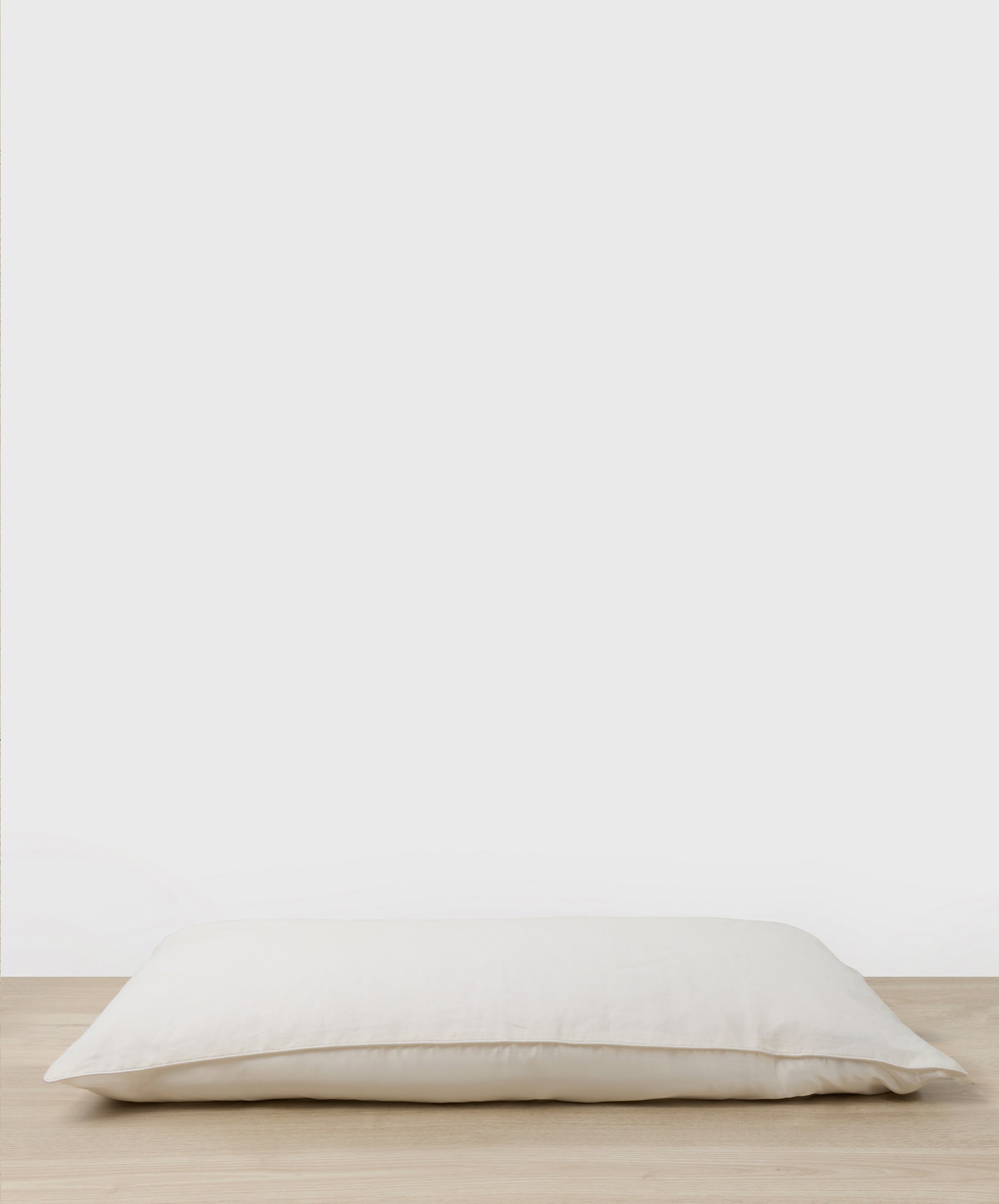 Silk Linen Flip Pillowcase - Ivory