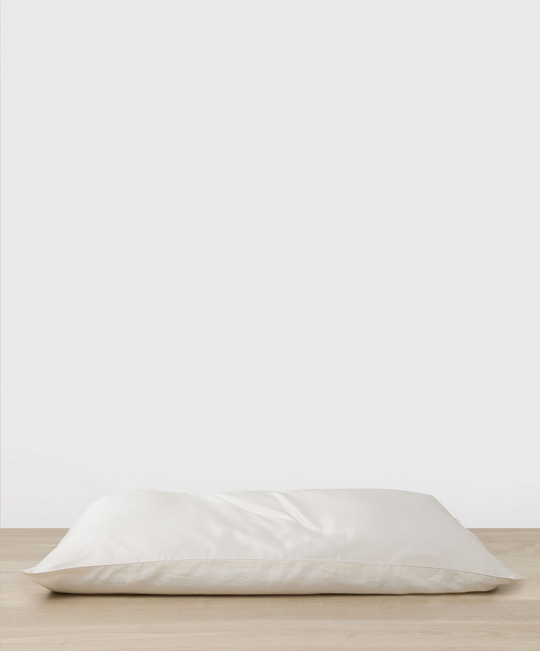 Silk Linen Flip Pillowcase - Ivory