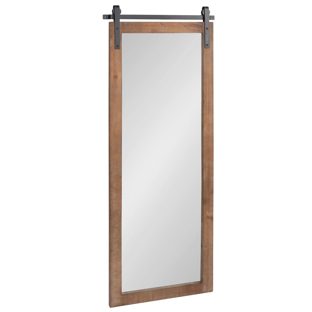 Kate and Laurel Cates Rustic Rectangular Wall Mirror