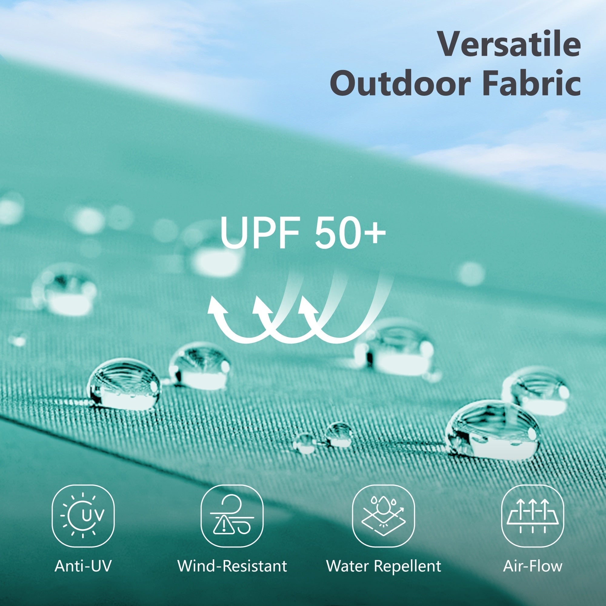 MAISON ARTS 15ft Double-Sided Patio Extra Large Twin Umbrella with Base Included