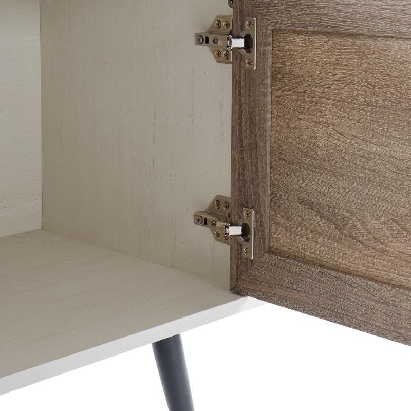 Mid-Century Modern TV Stand For TVs Up To 70 Entertainment Center Media Console - 20.5'' H X 59'' W X 15.5'' D