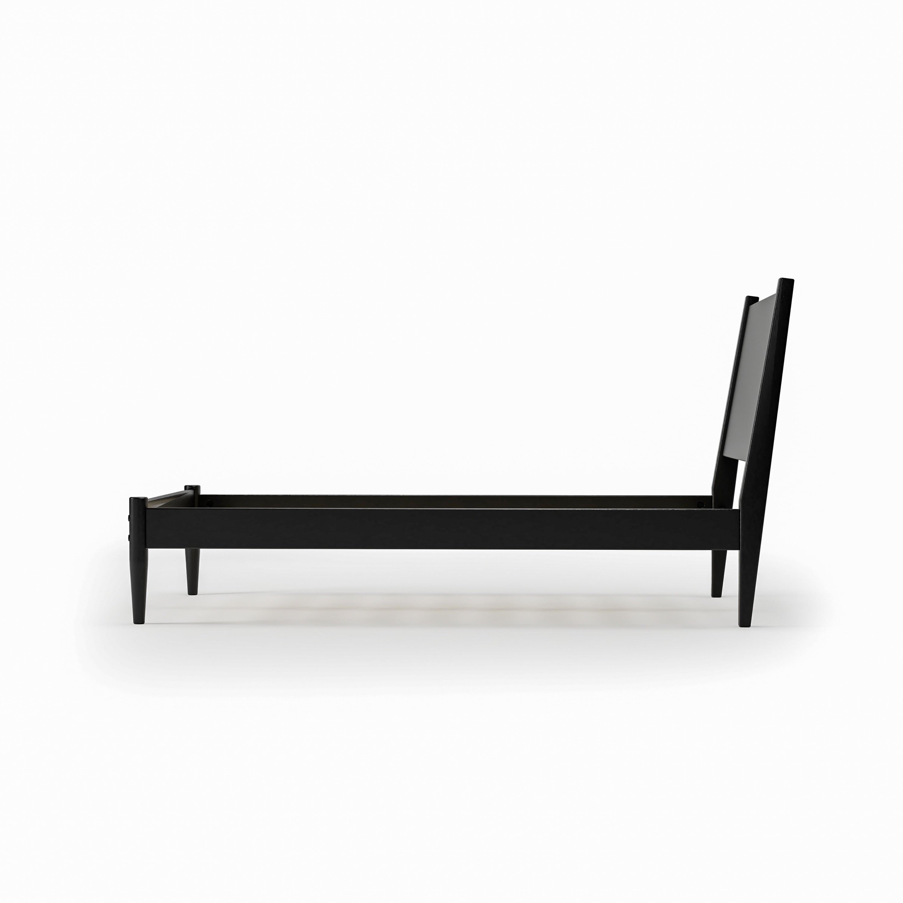 Mid-Century Panel Bed