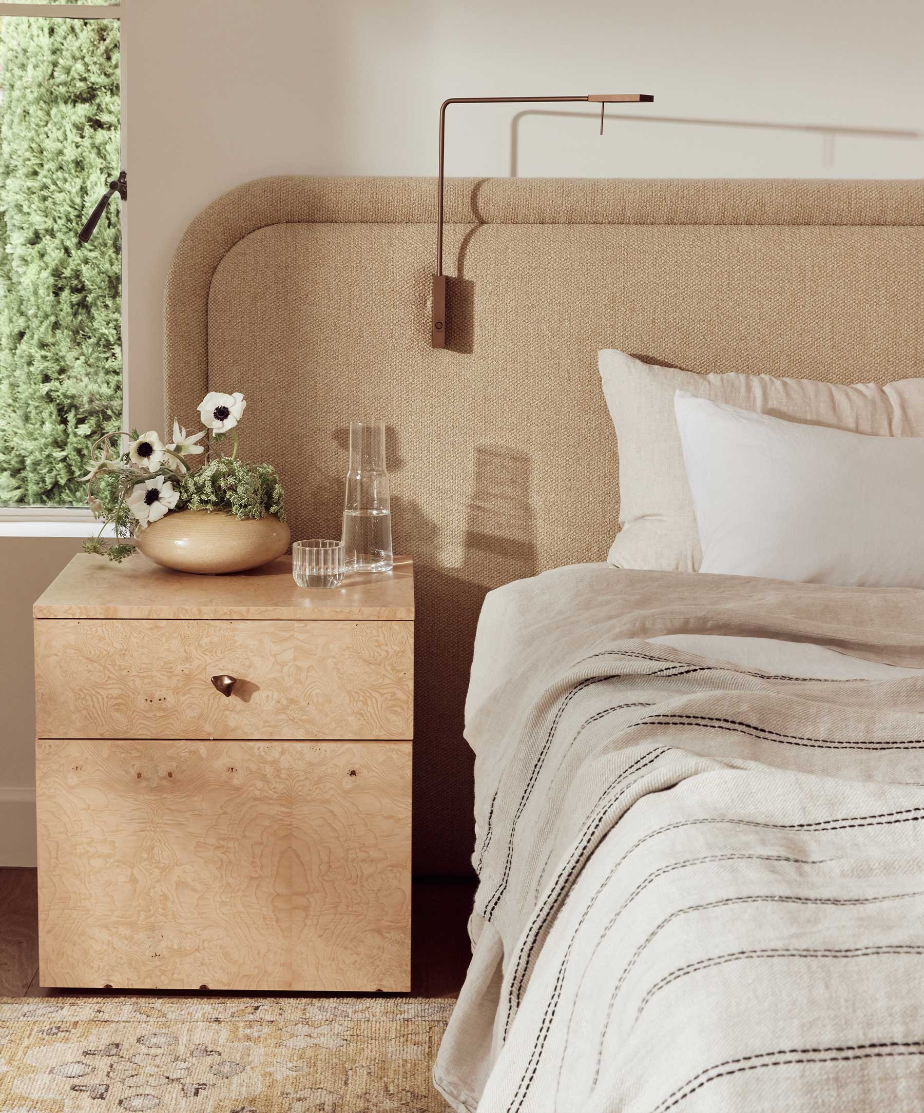 Mira Linen Bedcover - Ana