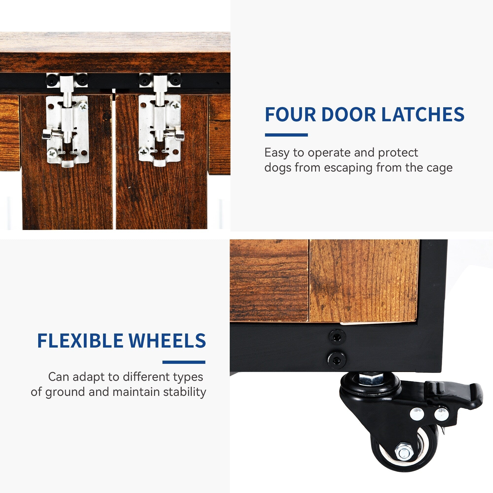 Moasis Furniture-style Dog Crate End Table