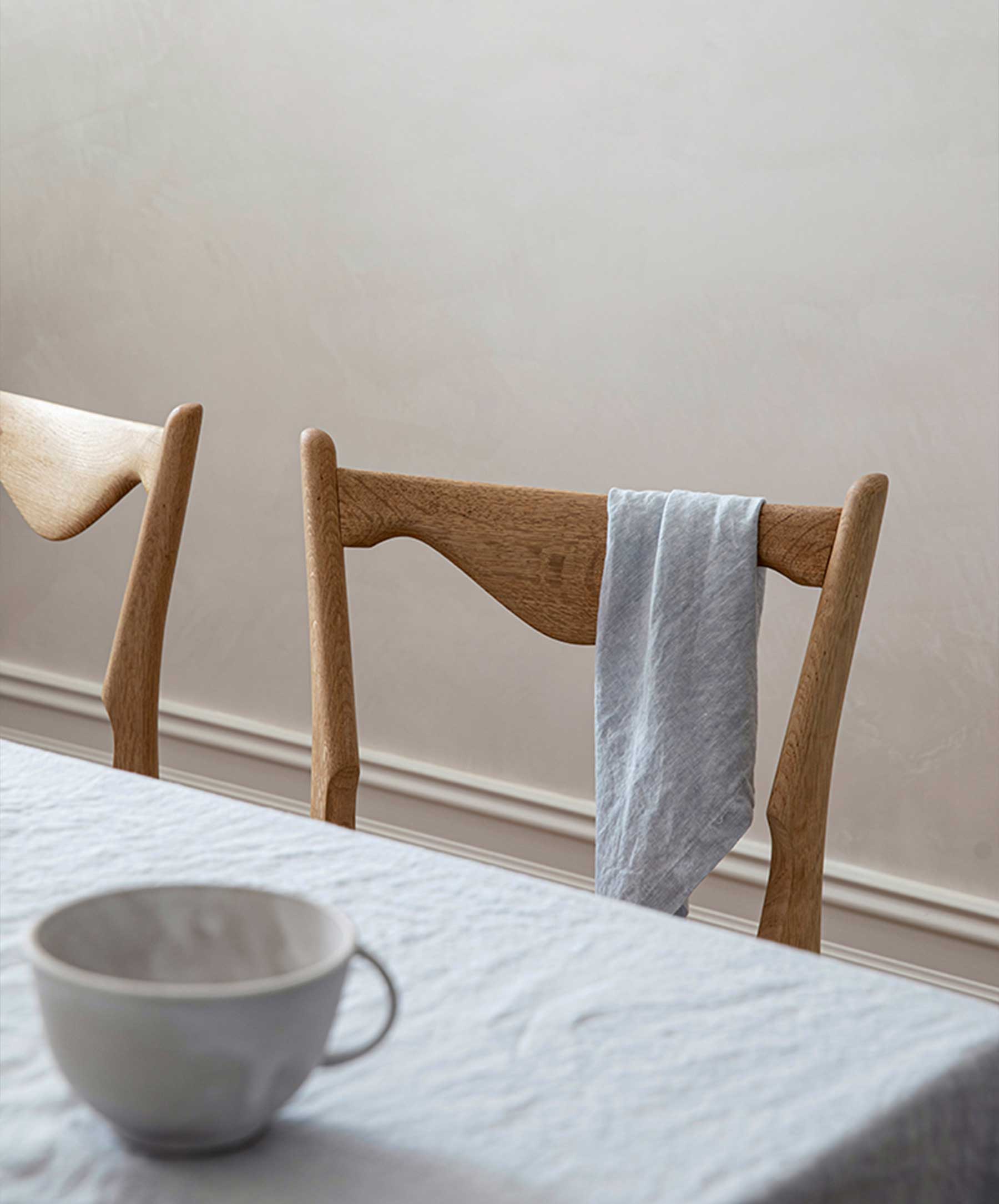 Linen Table Napkins - Sky