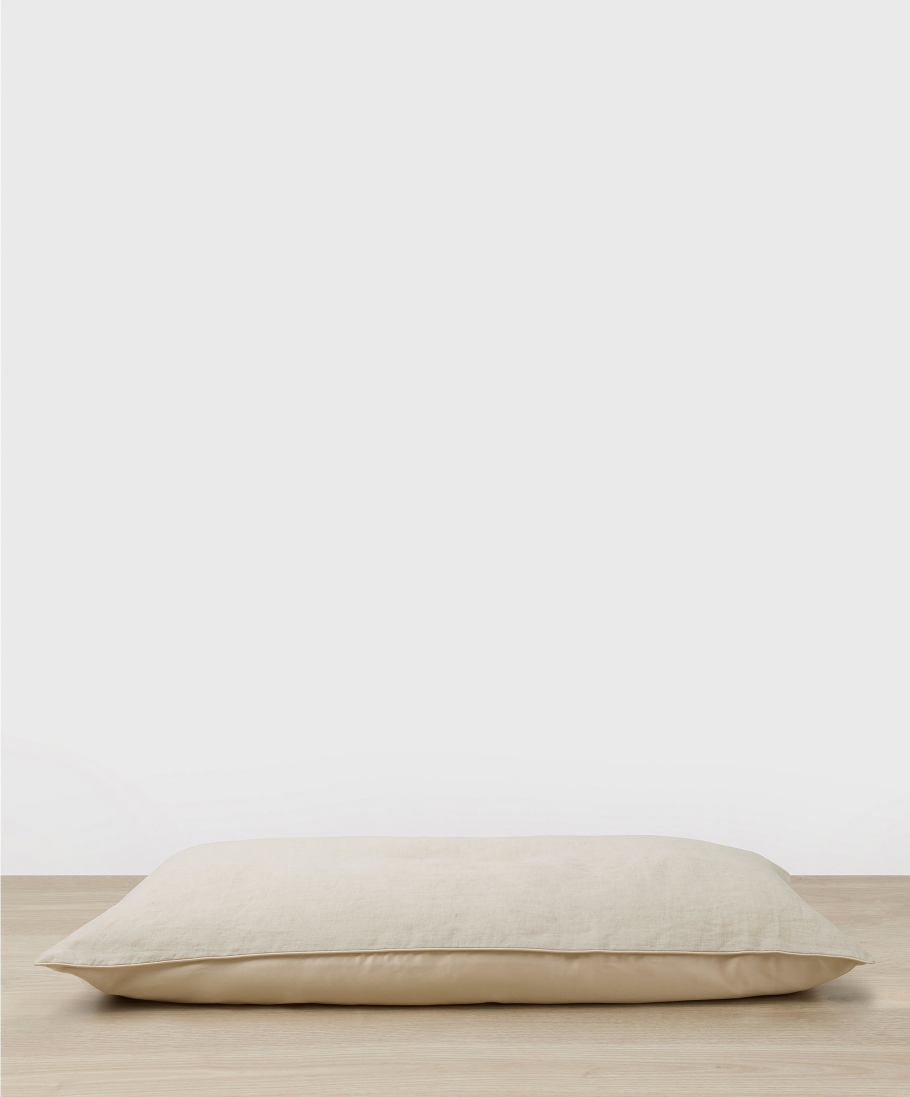 Silk Linen Flip Pillowcase - Natural
