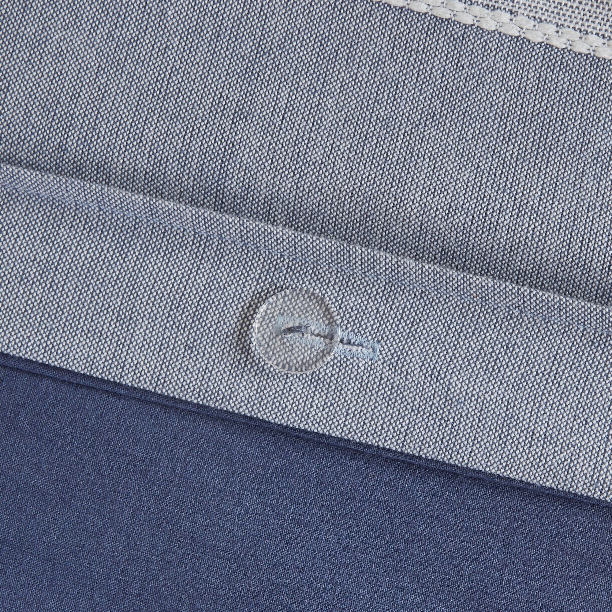 Noble Blue Cotton Oversized Comforter Set by Madison Park Signature