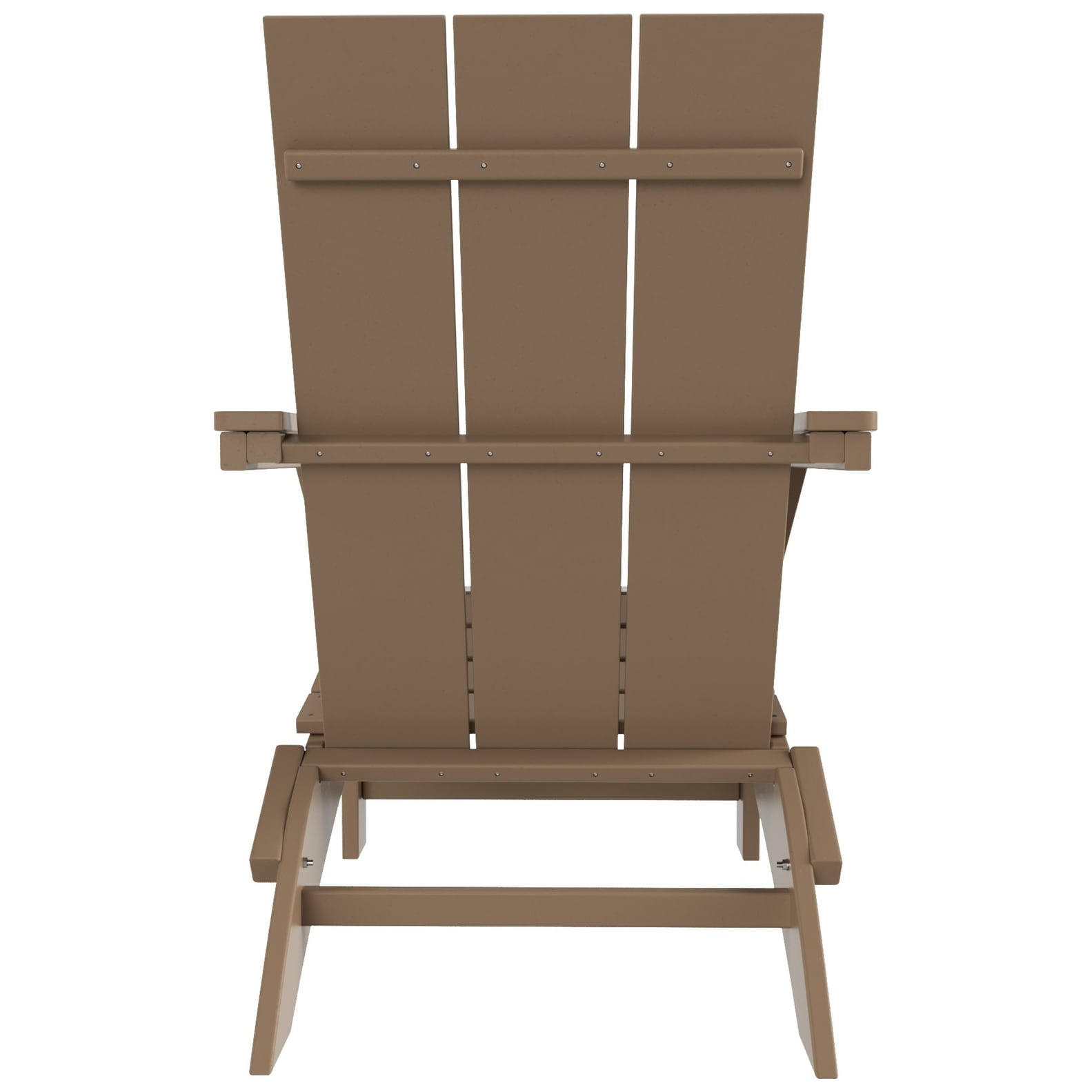Polytrends Shoreside Modern Eco-Friendly All Weather Commercial-Residential Folding Adirondack Chair