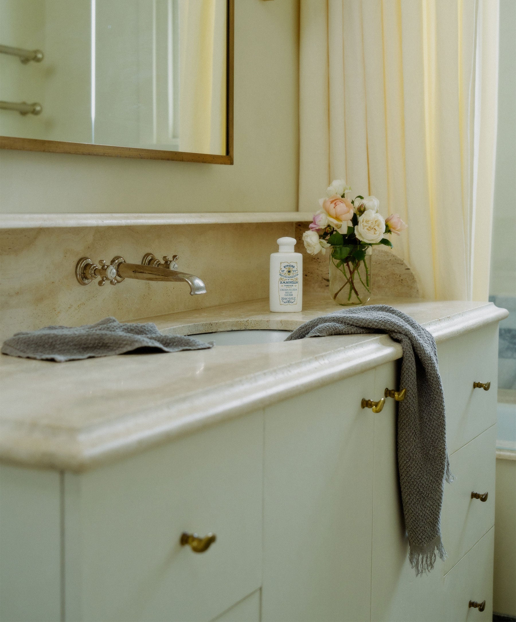 Pure Linen Hand Towel - Pebble
