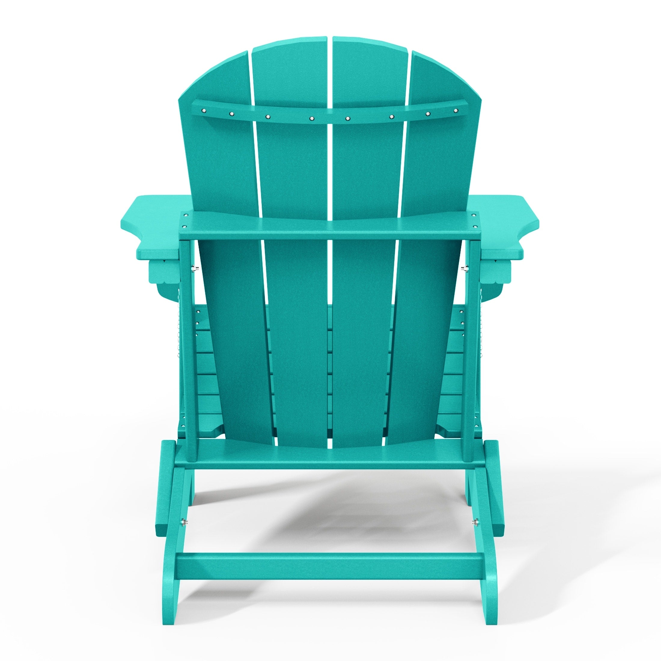 Polytrends Laguna Fade Resistant All Weather Outdoor Patio Folding Adirondack Chair