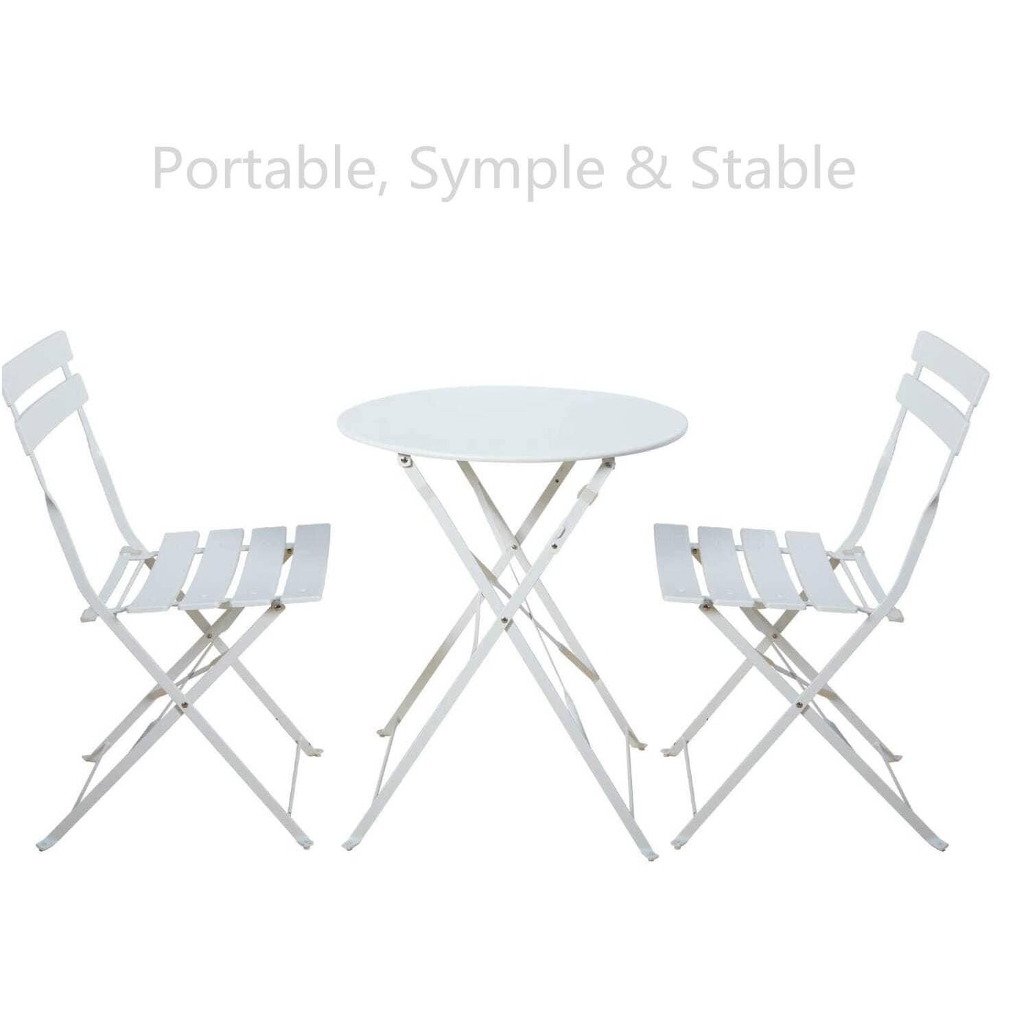 Round 2 Person - 23.6 Long Bistro Set