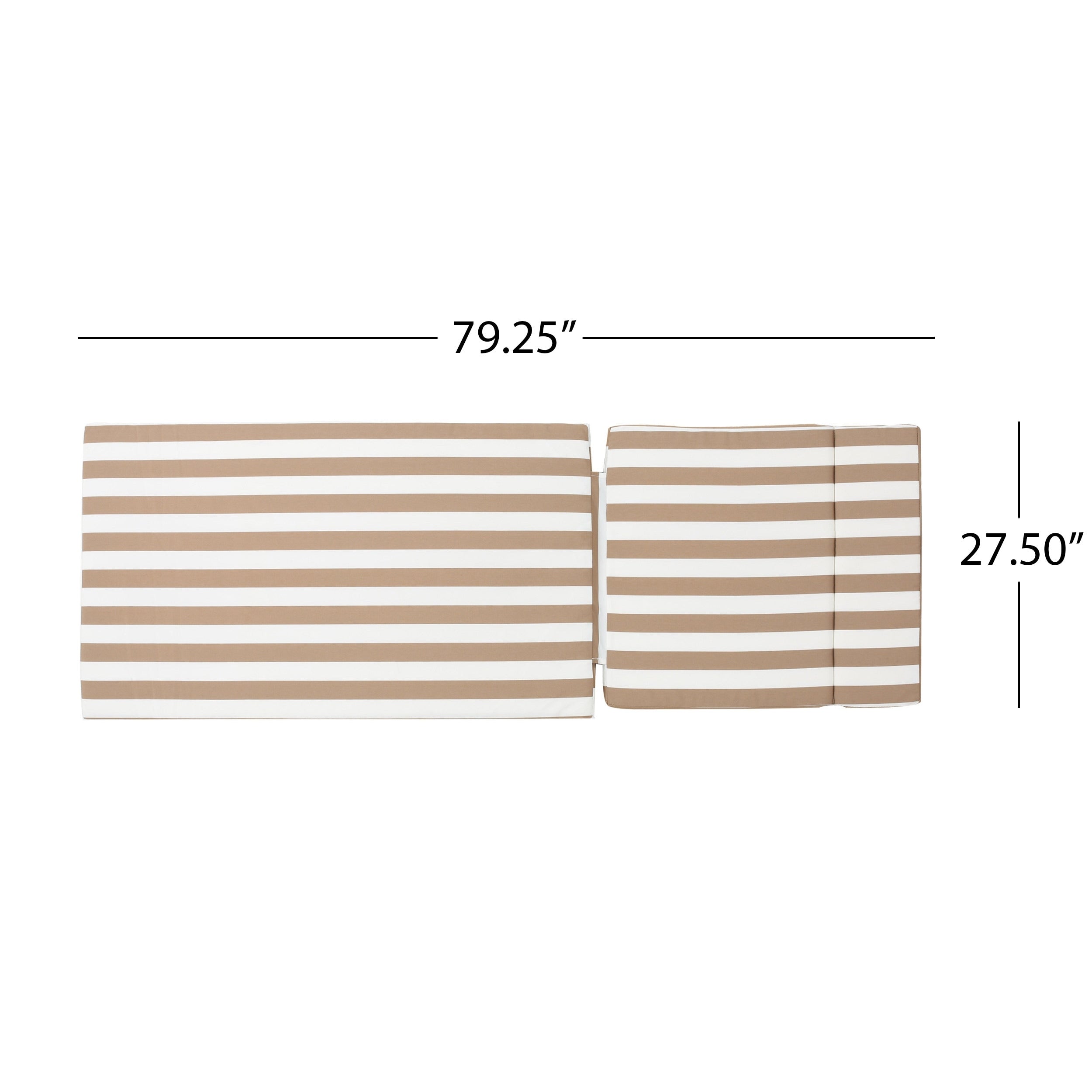 Salem Outdoor Cushion Set for Chaise Lounge - Cushions only (Set of 2) by Christopher Knight Home - 79.25L x 27.50W x 1.50H