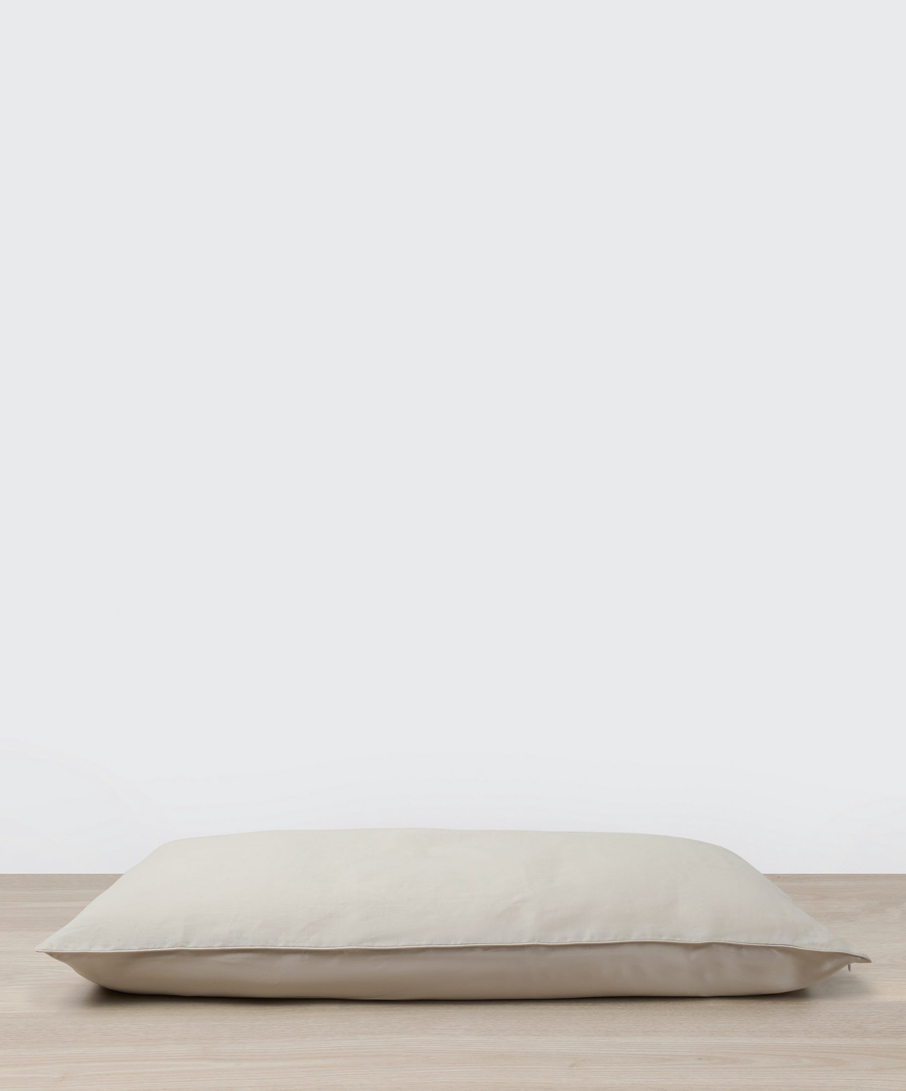 Silk Linen Flip Pillowcase - Smoke