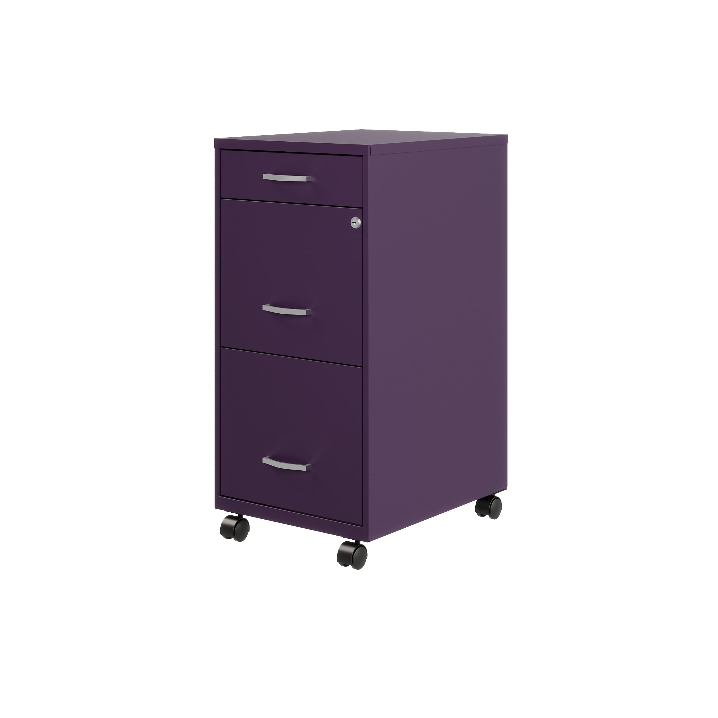 Space Solutions 18 Deep 3 Drawer Metal File Cabinet