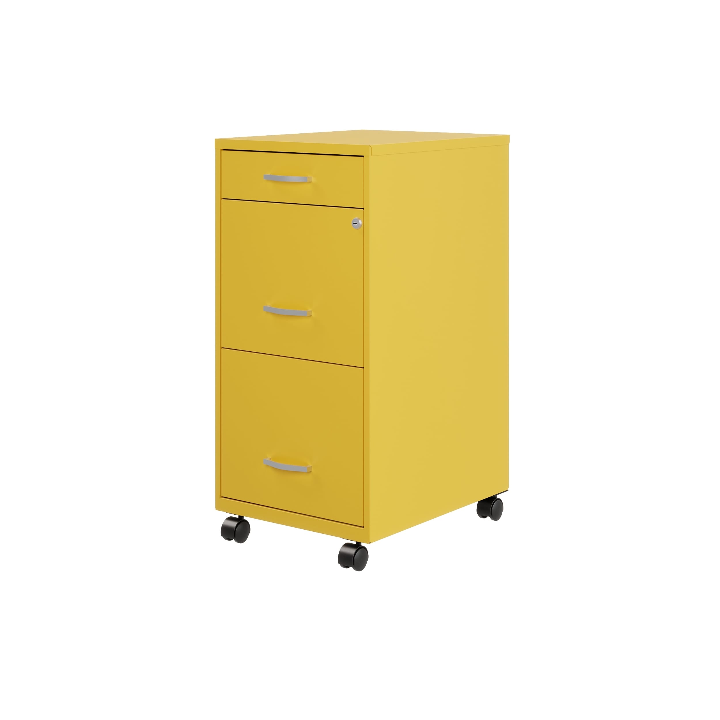 Space Solutions 18 Deep 3 Drawer Metal File Cabinet