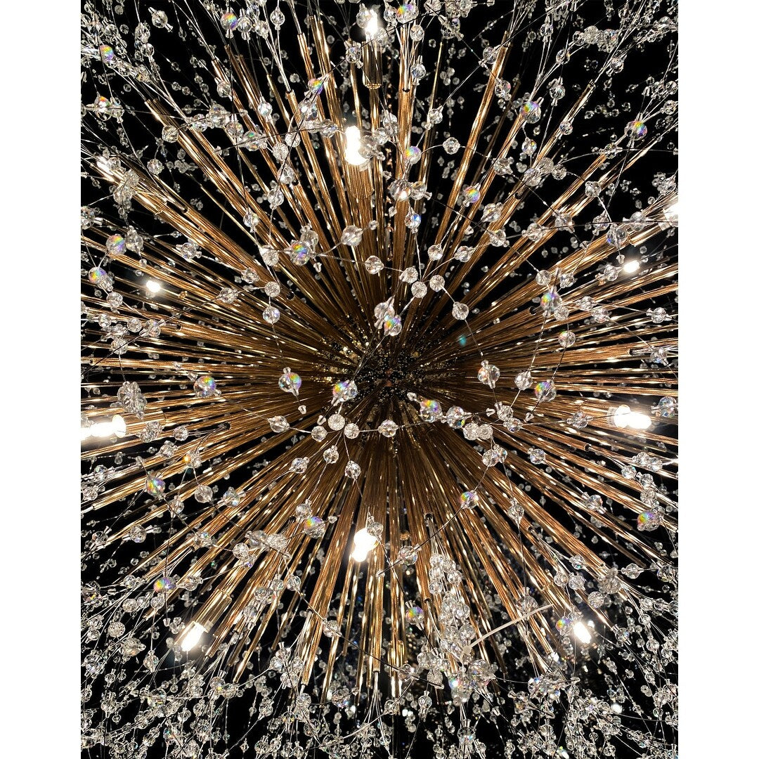 Starburst Chandelier 47 Wide Crystal Lighting Fixture