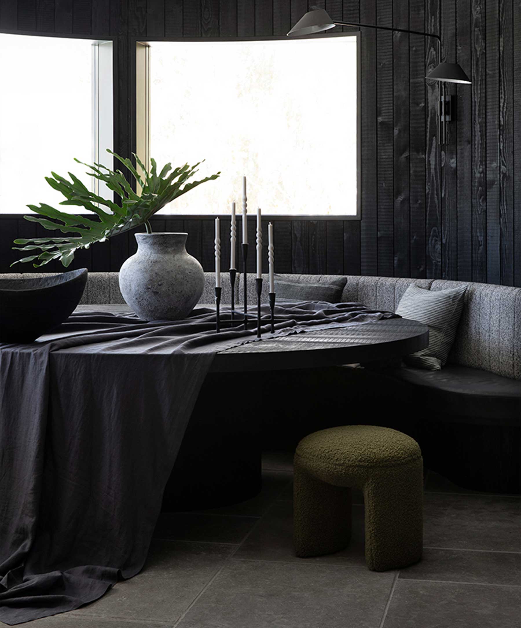 Linen Tablecloth - Slate