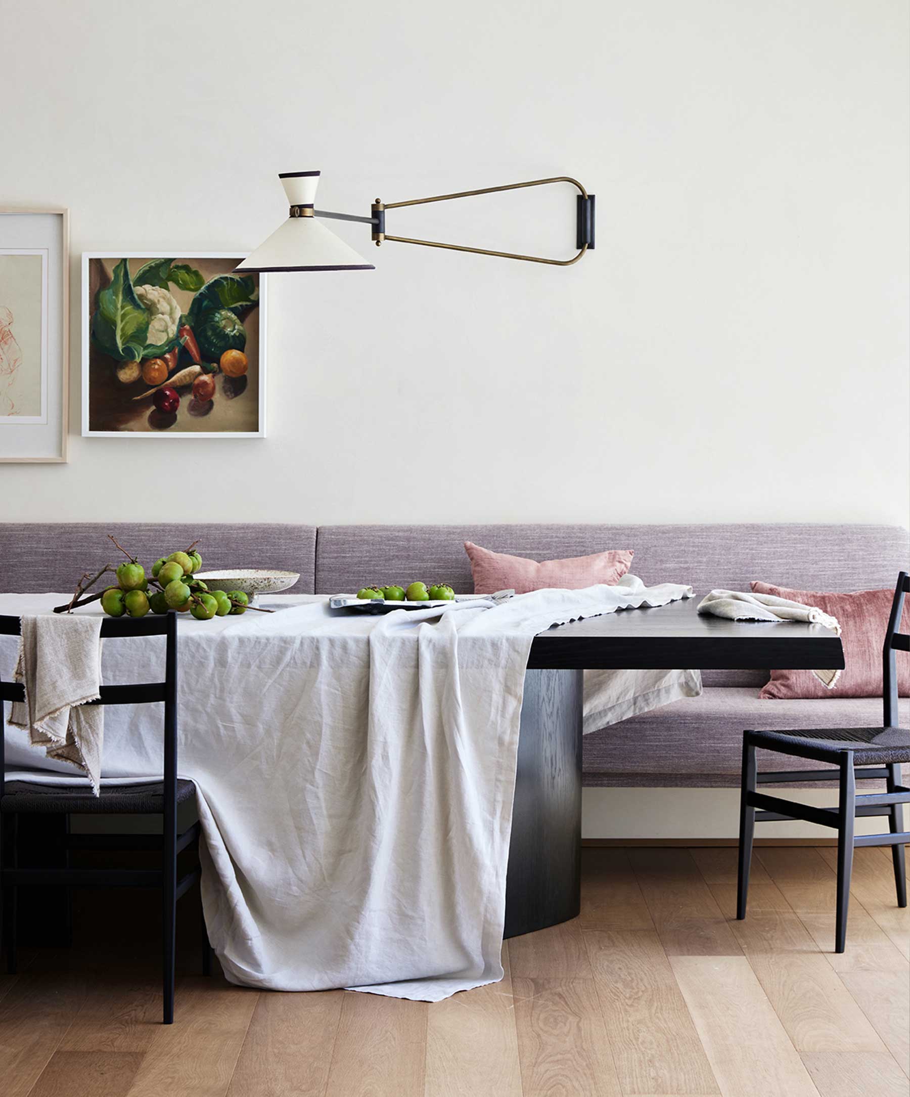 Linen Tablecloth - Smoke Gray