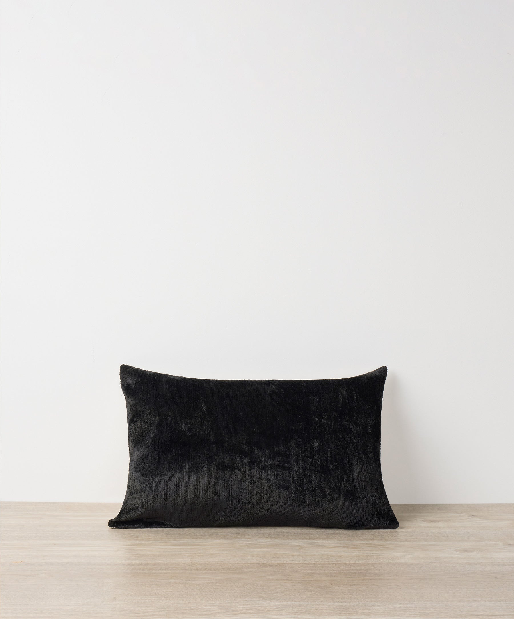 Talik Velvet Rectangular Cushion Cover - Jet