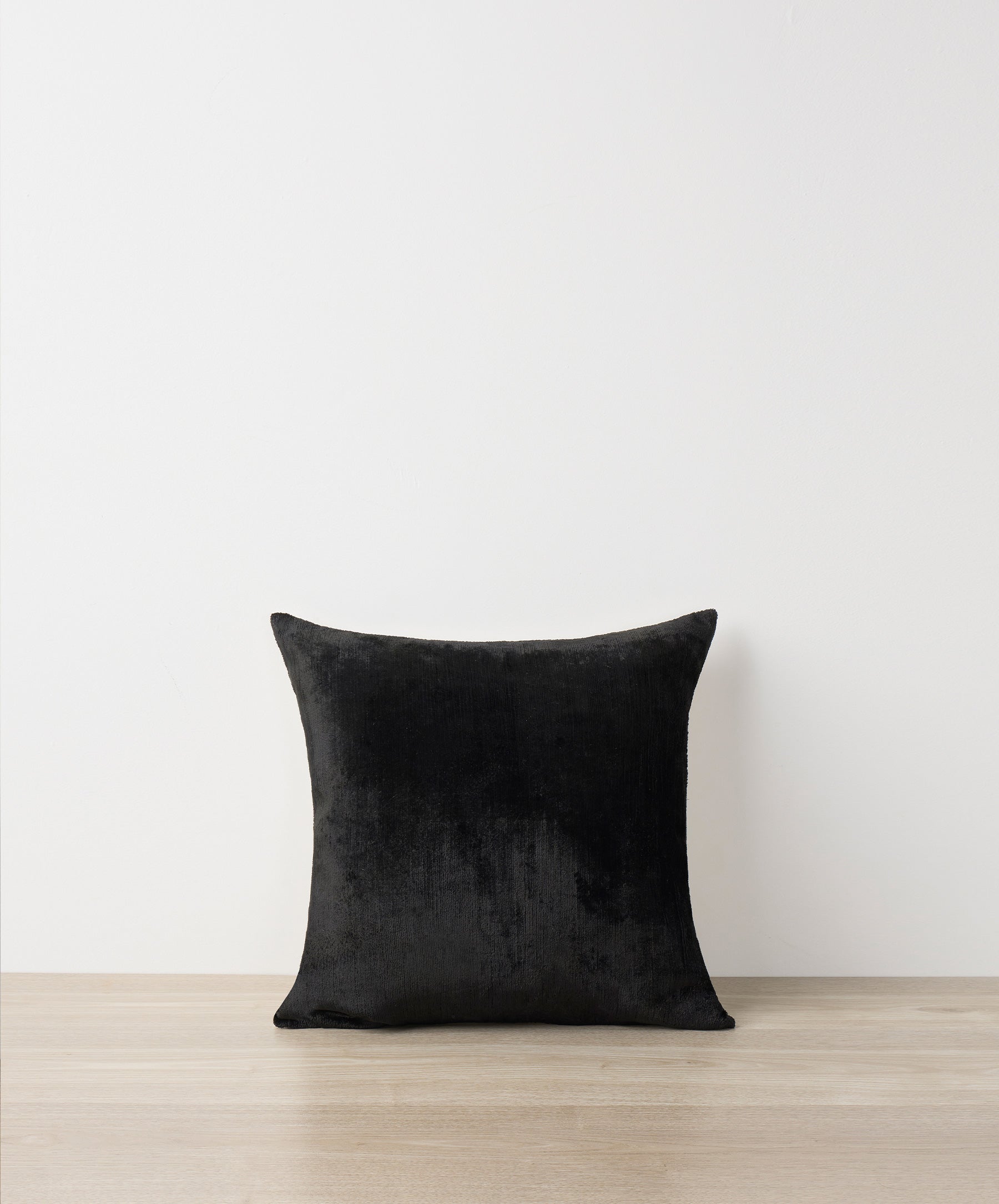 Talik Velvet Square Cushion Cover - Jet