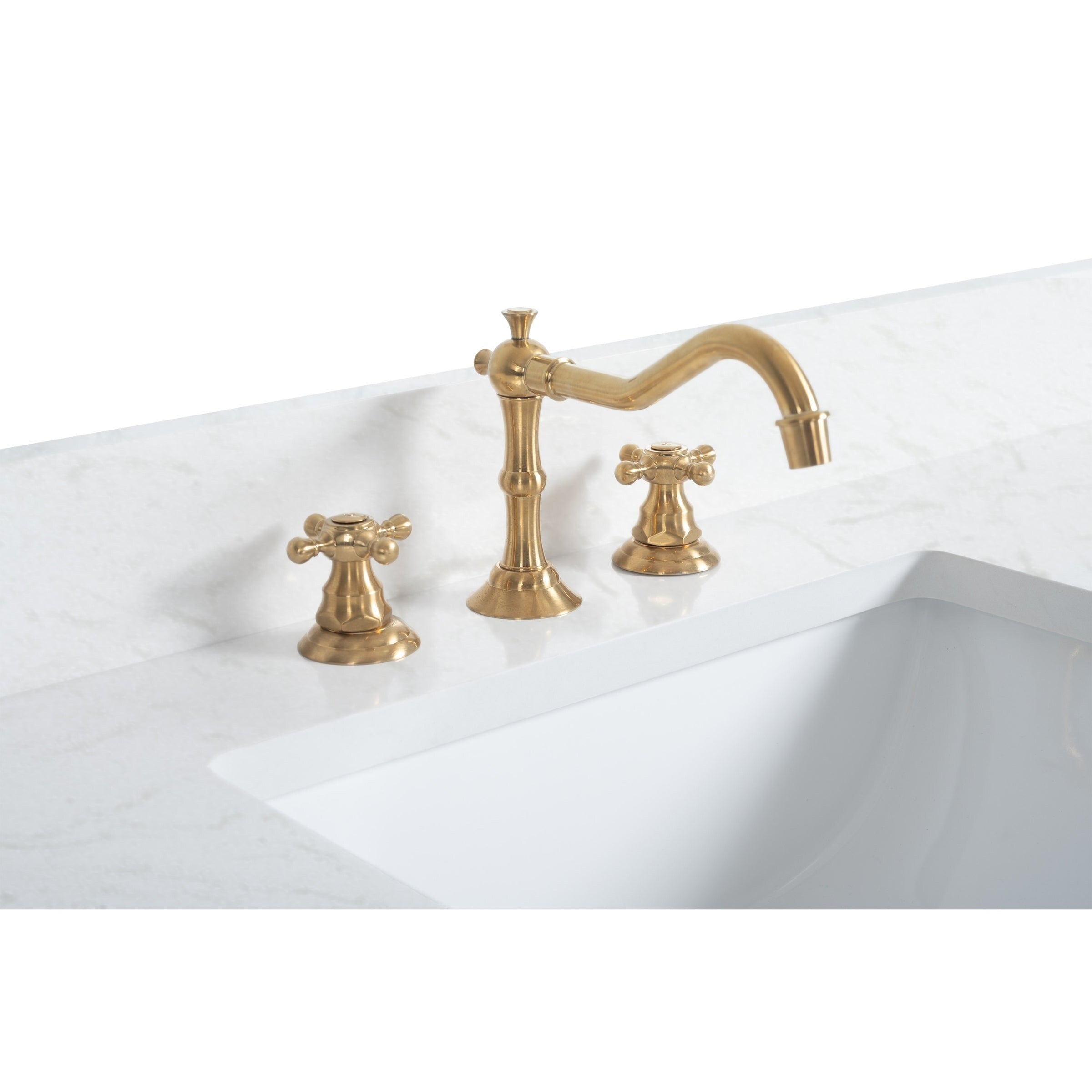 Vanity Art Bathroom Vanity with Ceramic Sink and Engineered Marble Top